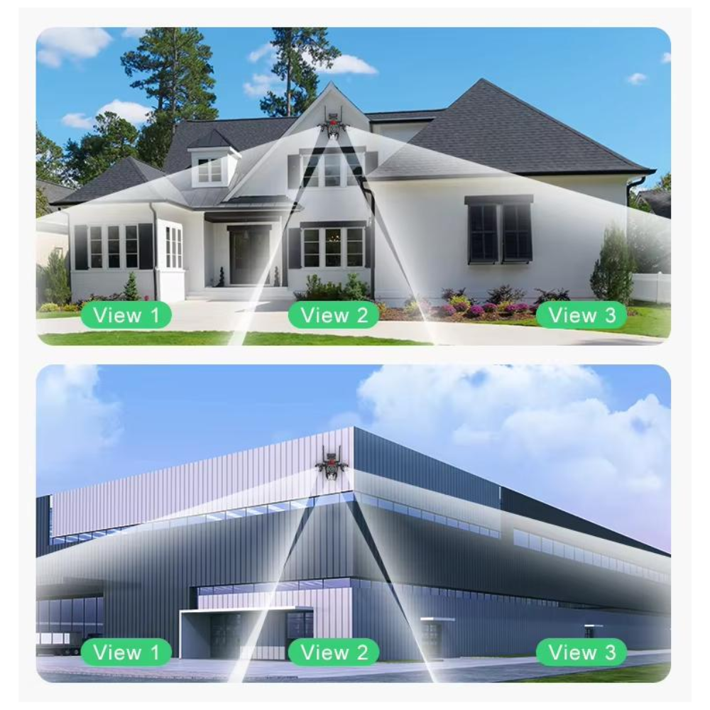 Camara Seguridad Exterior Vision Panoram
