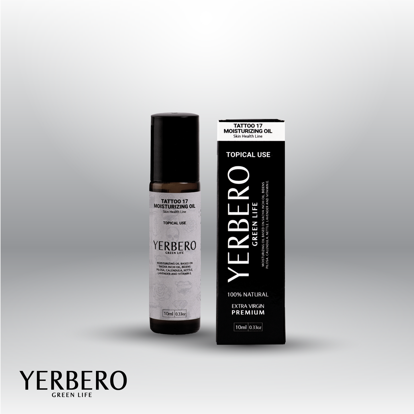 Yerbero Tattoo 17 Aceite Hidratante Gotero 30 ml