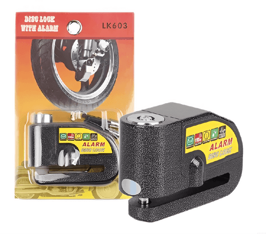 Candado Con  Alarma  Para  disco de Moto