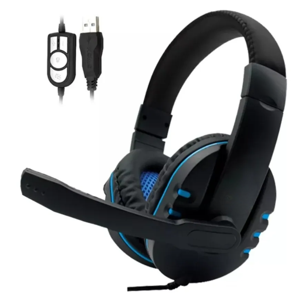 Audífonos Diadema USB B21 Micrófono Control Volumen