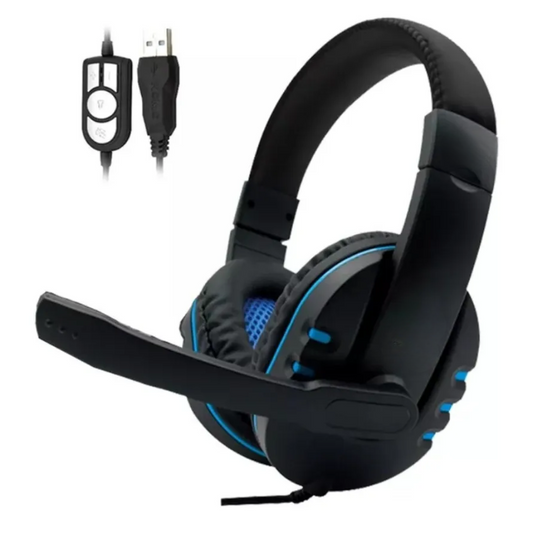 Audífonos Diadema USB B21 Micrófono Control Volumen