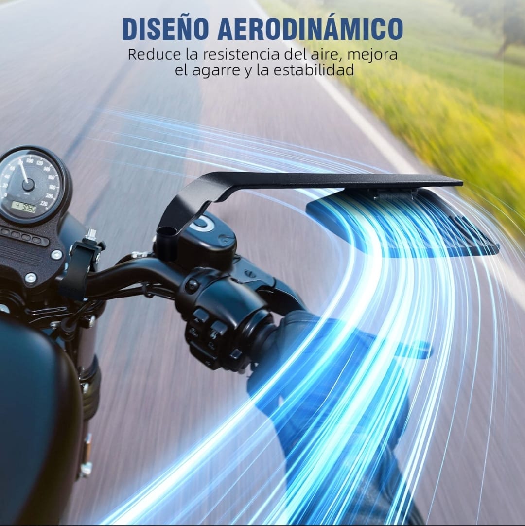 Espejos Alerón para motos Naked Stealth