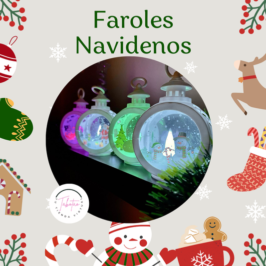 Encantadores Faroles Navideños 0069