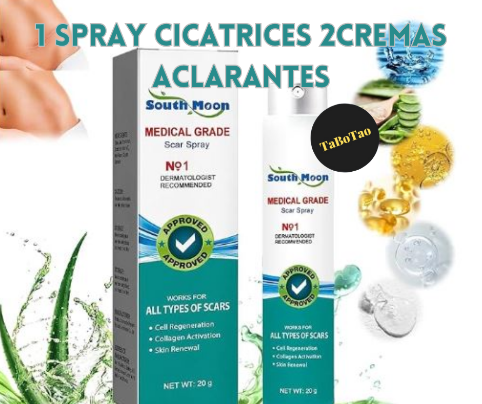 N7. 1 Spray Cicatrices 2cremas Aclarantes