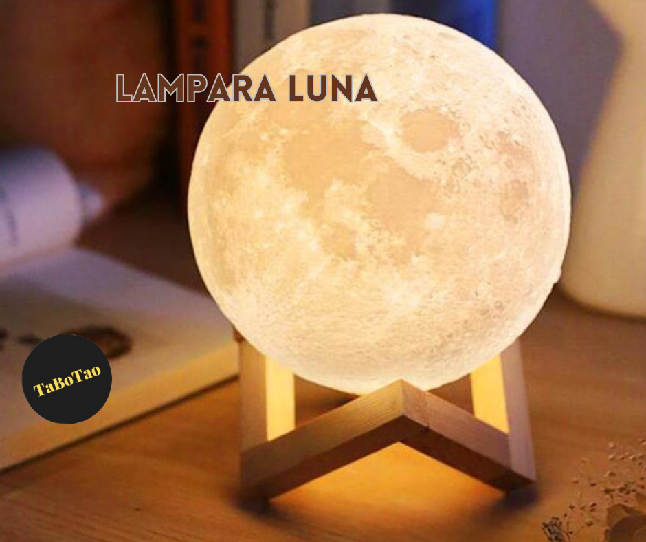 N6. Lampara de escritorio con diseño Luna