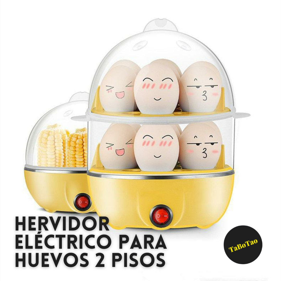 Hervidor Eléctrico Para Huevos 2 Pisos