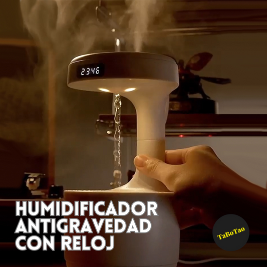 Humidificador Antigravedad Con Reloj