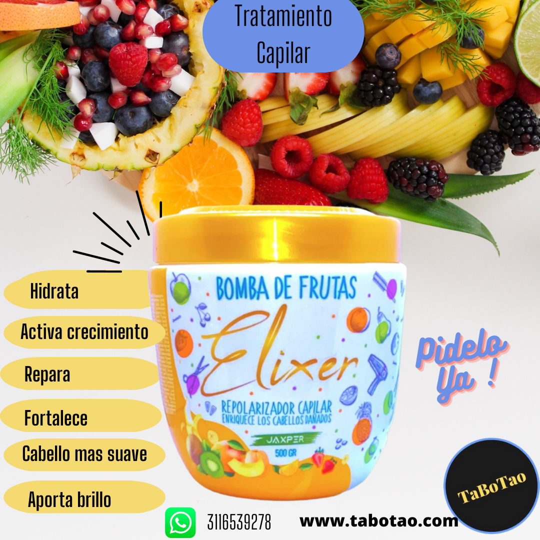 Bomba De Frutas Elixer Repolarizador Capilar