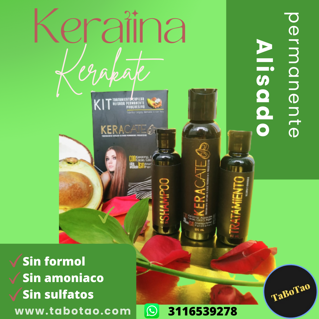 Kit Keracate x120ml - Alisado Permanente