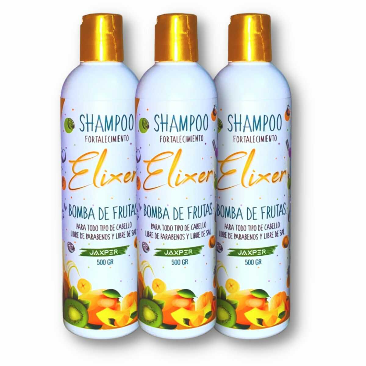 Shampoo Fortalecimiento Elixer Bomba de Frutas