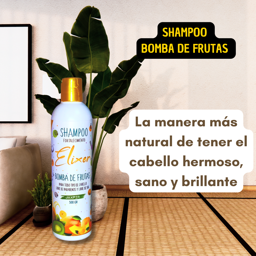 Shampoo Fortalecimiento Elixer Bomba de Frutas