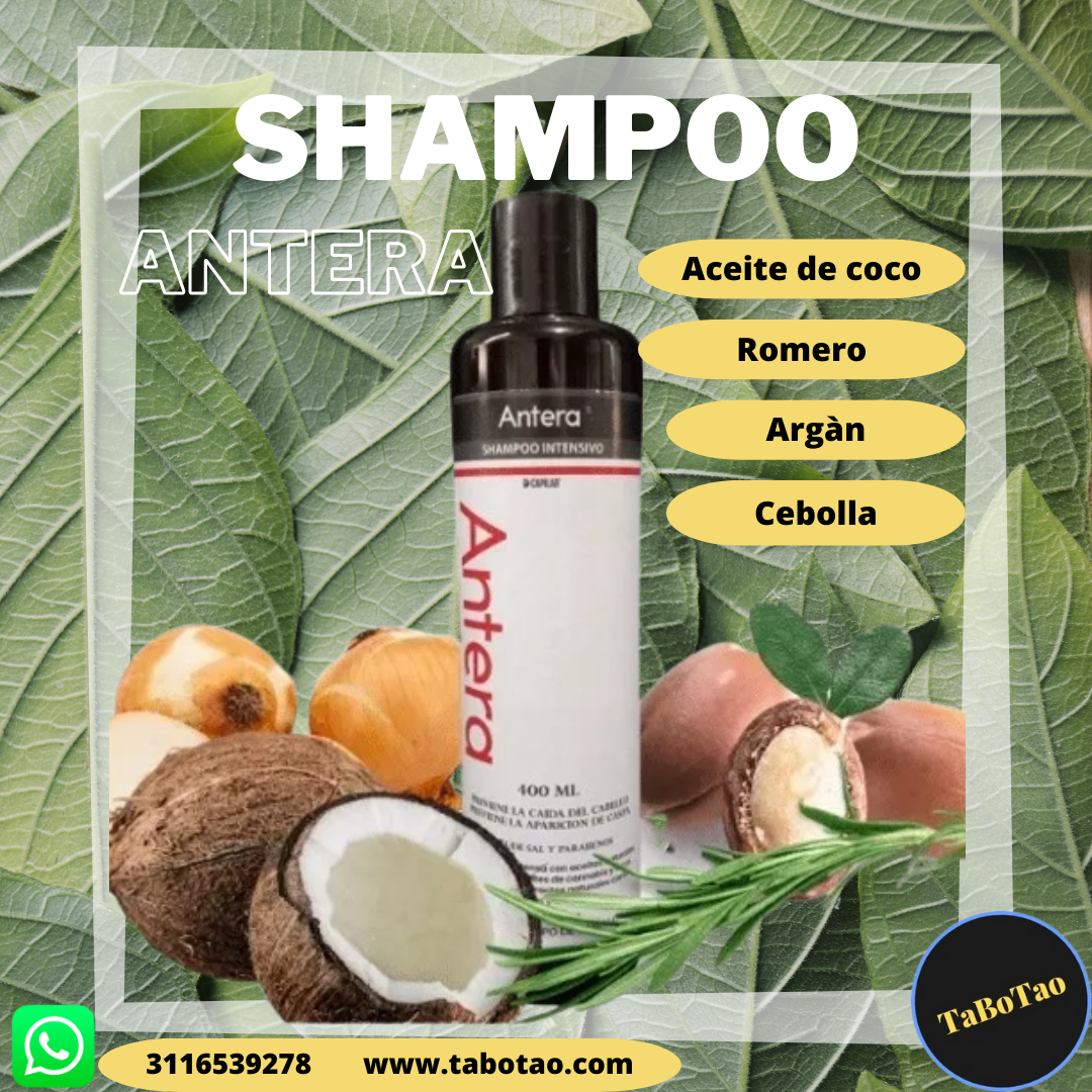 Shampoo Antera Control Plus, Para Crecer El Cabello